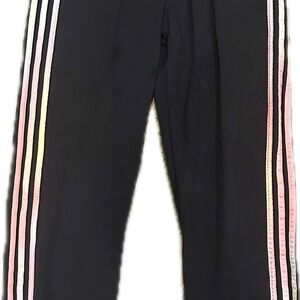 Adidas Joggers with Rainbow Stripes sz18/20